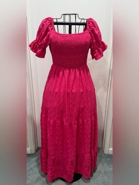 SHEIN Women’s Fuchsia Maxi Dress
